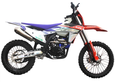 K{0}}NB300 Off Road Dirt Bike 2023 بنفش و قرمز جدید